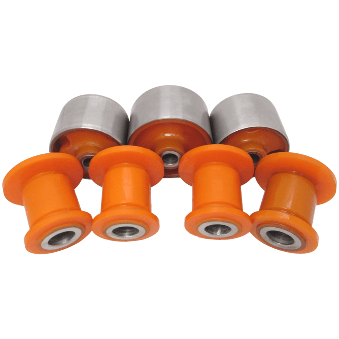 Polyurethane bushings rear subframe kit Mazda 323 1985-1993: B210-28-860, B210-28-690A, B210-28-680 wholesale from PolyPro.