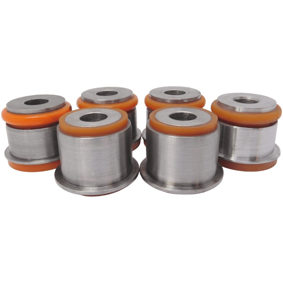 Polyurethane bushings front subframe kit Opel Astra 2004-2008: 3 02 275, 3 02 290, 90498689, 9223022, OPAB-001, 3 02 067, 13107328, 9223023, OPAB-002, 3 02 276 wholesale from PolyPro.