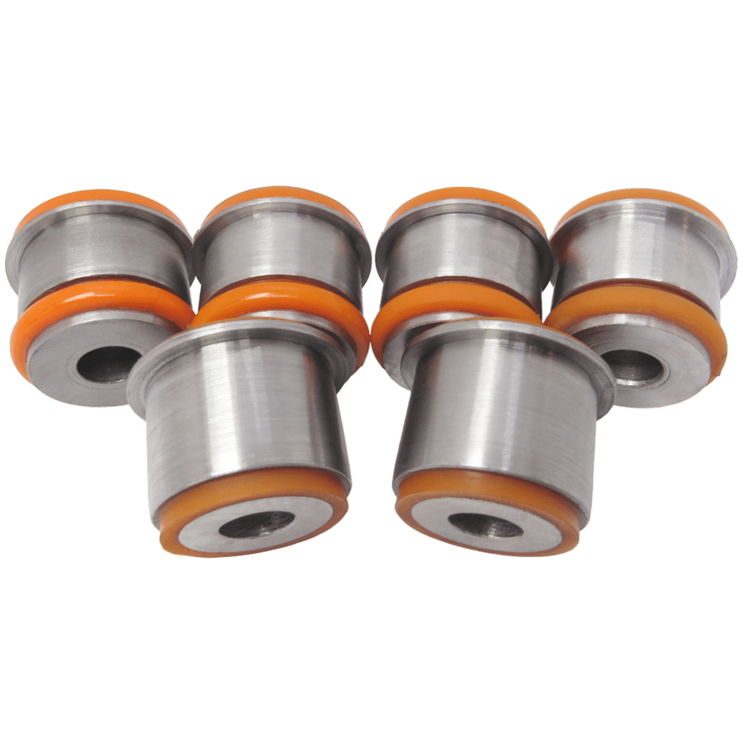 Polyurethane bushings front subframe kit Opel Astra 2004-2008: 3 02 275, 3 02 290, 90498689, 9223022, OPAB-001, 3 02 067, 13107328, 9223023, OPAB-002, 3 02 276 wholesale from PolyPro.