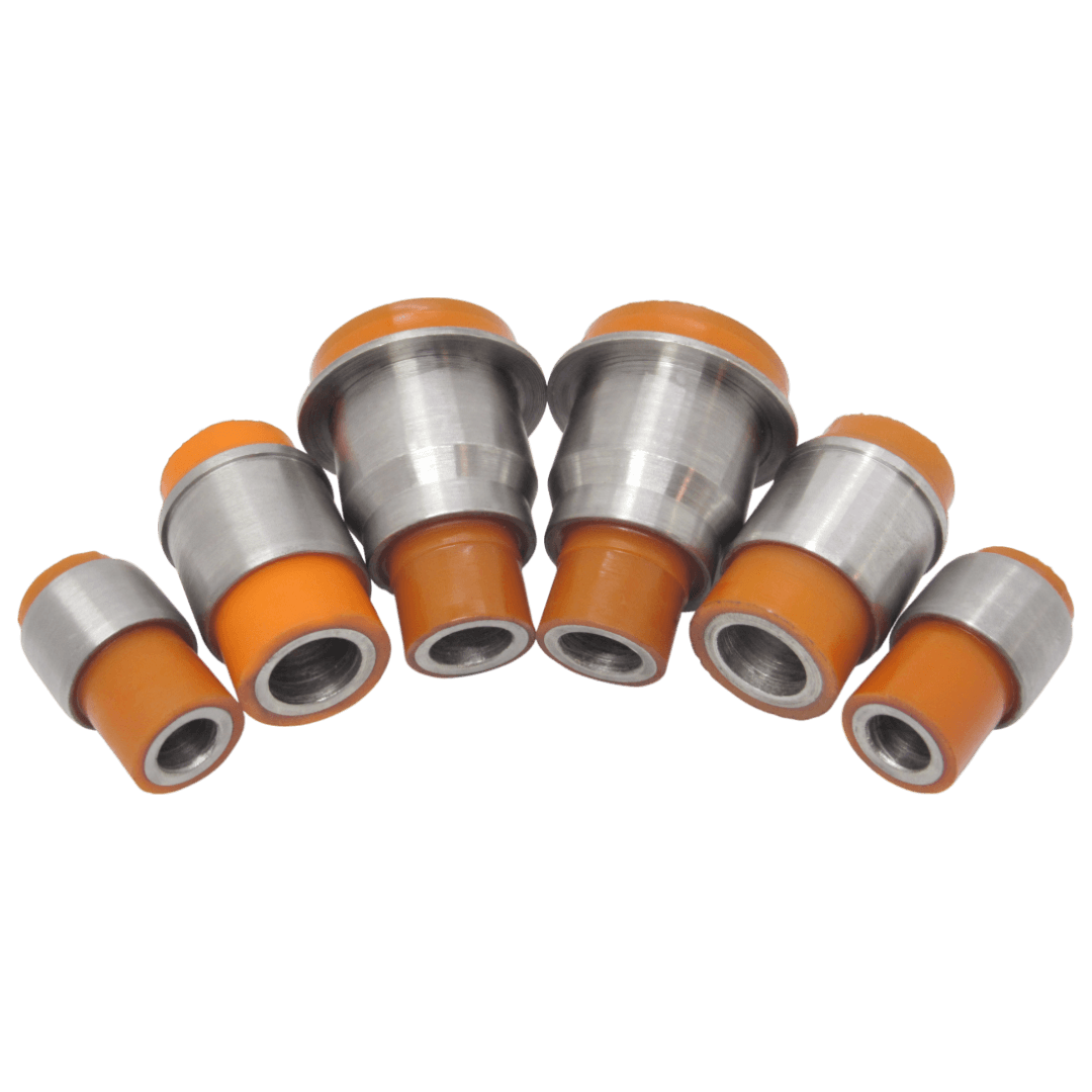 Polyurethane bushings front subframe kit Nissan Cube 2002-2008: A 415 332 09 00, 82 00 361 269, 82 00 361 270, NAB115KIT, 8200197453, 8200197452, 54525EL000, 54525AX001, 54525AX002, 54525ED001, 54524EL000, 54524AX001, 54524AX600, 54524BC01A, 54524ED001, 54524ED50A, 54524ED50B, 8200127321, 54525AX600, 54525BC01A, 54525ED500, 54525ED50A, 8200127324, 82001-27321, 82001-27324, 82001-97452, 82001-97453, 8200275524, 54400-4AT0A, 544004AT0A, 54400EN000, 54400EN00A, 54400EN01A, 8200742904, RNABM2, 82 00 275 524, 54400-EN000, 54400-EN00A, 54400-EN01A, 82 00 742 904, RNAB-M2, NAB-Z12R, 54400-EW00B, 8200500491, 82 00 181 920, 82 00 275 525, 82 00 503 491, 82 00 742 907, 82 00 742 906, 54400-EM30A, 54400-AX001, 54400-JX30A, 54400-JX01A, 54400-4MD5A, 54400-ED511, 54400-JJ40A, 54400-JX00A, 54400-EM30B, 54400-AX002, 54400-BC12A, 54400-ED000, 54400-BC10A, 54400-BC11A, 544003U801, 54400EL00A, 54400-EW000, 54400-ED501, 54400-EE500, ZRZ-RE-003, 82 00 475 469, 82 00 371 332, 82 00 766 078, 82 00 766 079, 82 00 766 085, 54400-9U22A, 54400-9U21A, 54400-9U000, 54400-9U23A, 54400-AX602, 82002-75524, 82007-42904, 54400-3U800, 54400-EL00B, 54400-EM30C wholesale from PolyPro.