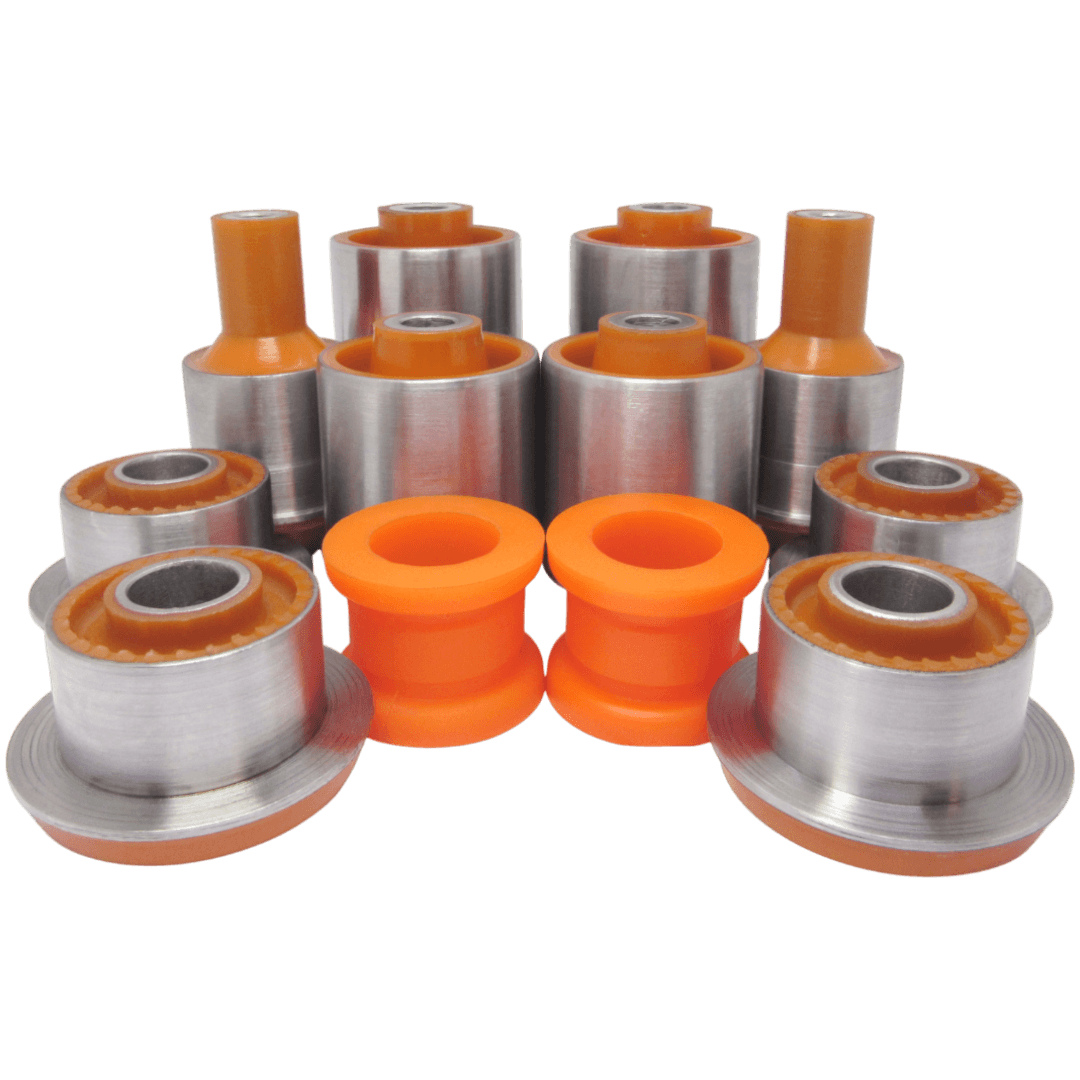 Polyurethane front suspension kit Mercedes-Benz 210 1995-2002: A2113307507, A2113307607, A2103300175, A2103300475, A2103300575, A2103336814, A2103300375, BZAB036, A 211 330 75 07, A 210 330 01 75, A 210 330 04 75, A 210 330 05 75, A 211 330 76 07, A 220 330 98 07, A 210 333 68 14, A 210 330 76 07, A 210 330 61 07, A 211 500 13 02, A 210 330 34 07, A 210 330 90 07, A 210 330 77 07, A 210 330 62 07, A 210 330 45 07, A 210 330 35 07, A 210 330 91 07, A 210 330 37 07, A 210 330 69 07, A 210 330 38 07, A 210 330 69 07 88, A 210 330 69 07 80, A 210 330 37 07 88, A 210 330 37 07 80, A2115001102, A210330017505, A2103300275, A2103336014, A1403330515, A2115000102, 6160988, 5021415, 0140330086HD, A2103308707, A2103308807, A2103305107, A2103305007, A2023301907, A2083301307, A2103301307, A2023304907, A2083300507, A2083301407, A2103300507, A2103301407, A2103304907, A2023336214, A2023337714, A2023304807, A2023302007, A2023303107, A2103302307, A2103302607, A2023303007, A2103302507, A 210 330 39 07, A 210 330 39 07 28, A 210 330 41 07, A 210 330 41 07 28, A 202 330 36 07, A 210 330 48 07, A 210 330 22 07, A 208 330 04 07, A 201 321 10 84, A 208 330 19 07, BZAB050, A2103336514, A 220 333 28 14, A 220 333 27 14, BZAB-037, A 202 323 02 85, A 124 323 23 85, A 124 323 49 85, A 129 323 00 85, A 129 323 01 85, A1293230085, A1293230185, BZSB129, BZSB-129 wholesale from PolyPro.