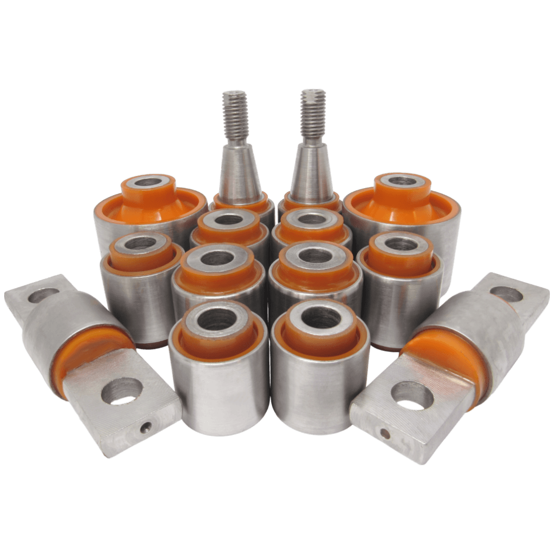 Polyurethane rear suspension kit Ford Edge 2006-2014: FDAB-039, BT4Z-5B75-8A, BT4Z-5B75-9A, 2125-EDGR, CT4Z-5500-A, FDAB-037, CT4Z-5500-B, BT4Z-5500-D, CT4Z-2C190-A, FDAB-038, BT4Z-5A63-8A, BT4Z-5A64-9A, BT4Z-5A64-9B, L206-28-300B, MZAB124, TD1128200C, TD1328250C, BT4Z5500B, BT4Z5500C, TD1128250C, TD1328200C, MZAB125, TD1128C10, L20628C10, MZAB126, TD1128300D, TD1128300C, 51350-S2H-013, 51360-S2H-G02, 51360-S2H-G01, 51350-S2H-G02 wholesale from PolyPro.