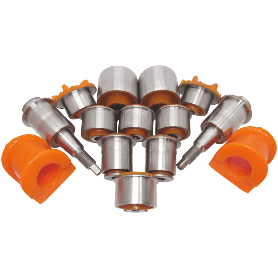 Polyurethane front suspension kit Cadillac Cts 2007-2014: CDSB-CTSF, 25773618, CDSS-SRXF, 88955494, 88955493, 25847434, 25847433, 25847432, 25847431, 25769512, 25754362, 88964549, 22197033, 25754361, 19181781, 19181780, 19181783, 19181782, 88964548, CDAB-003, 19168536, 19177211, 15219467, 15219468, CDAB-004, 25862781, 25862782, 20804093, 10399362, 15270102, 15806921, 15806922, 15921069, 15921070, 25764671, 25764672, 25765777, 25765776, 15250265, CDAB-002, 15250266, 20804094, CDAB-001, 15921067, 15921068 wholesale from PolyPro.