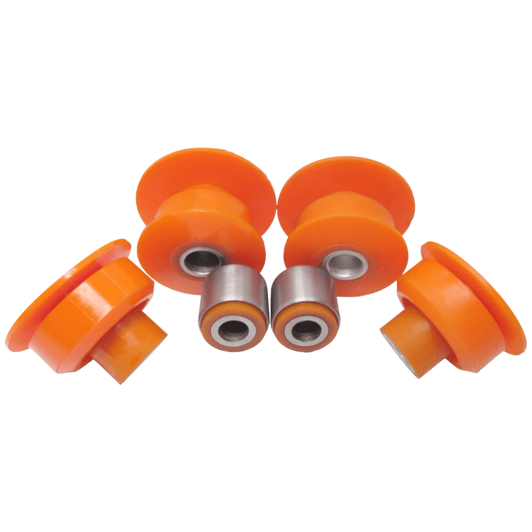 Polyurethane bushings front subframe kit Mitsubishi Eclipse 1995-1999: MR244103, J45017AYMT, MAB-4EA3, 0401-4EA3, PSE10249, 87-72050-SX, YF23005, MB949518, MB303626, J45017CYMT, 0401-3EA3, M2512FB, MAB-3EA3, PSE11159, MB871921, J45017BYMT, PSE10248, MAB-013, MB870742, MAB-5EA3, YF23027, MB871921, J45017BYMT, PSE10248, MAB-013, MAB-5EA3, MB 870742 wholesale from PolyPro.