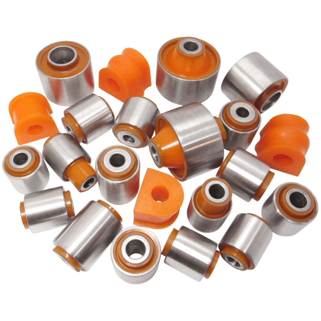 Polyurethane front and rear suspension kit Subaru Legacy 1999-2003: 20201AA041, 20201AA061, 20201FA060, 20201FA080, 20201AA030, 20201AA031, 20201AA040, 20201AC100, 20201AC110, 20201AC120, 20201AC130, 20201FA030, 20201FA040, 20201FA050, 20201FA070, 20201FA090, 20201FA100, 20201FC100, 20201FC110, 20201FC120, 20201FC130, 20204FE110, 20204FE120, 20204FE010, SAB-023, 20200FA220, 20200FA230, 20200AA200, 20201FC020, 20201AA000, 20200AC200, 20200FC130, 20200AA040, 20200AC210, 20200AA210, 20202AE010, 20202AE000, 20200AA050, 20200FC120, 20201AA070, 20200-AC200-B, SAB-BHF, 20204FE000, 20200FA100, 20200-AC200F, 20200AA120, 20200AC210F, 20204AG00A, 20204AG04A, 20204AG04B, 20414SA000, 20401AC031, 20401AC010, 20401AC011, sabb12r4, 20254AG040, 20254AE040, 20254-AE010, 20250-FG021, SAB-B12R3, 20254AE01A, 20254FG020, 20250VA000, sabb12r2, 20250AJ040, 20254AE020, 20250-AE02A, 20250-AG12A, 20250-AE021, 20250-AE020, 20250-AE04A, 20250-AG13A, 20250-AE041, 20250-AE040, SAB-B12R5, 20250AE060, 20250AE000, 20250AG080, SAB-B12R1, 20254AE050, 20254AE030, 20254AE03A, 2307-0828, Q005-2451, 87-17013-SX, CVSU-14, 516007, 8-06-1271, SU-0625, C9357, BH27019, 20365AG1009L, 20365AG0609L, 20365AG0109L, 20365AG100, 20365AG300, 20365AG010, 20365AG020, 20365AG060, 20365AG210, 20365AG2119L, 20365AG211, 20464AE011, 20464AE010, SSBB13R, 20464AE020, 20 46 4AE 020, 20464-AE020, SSB-007, SSB007, 20464AE060, SSB008 wholesale from PolyPro.