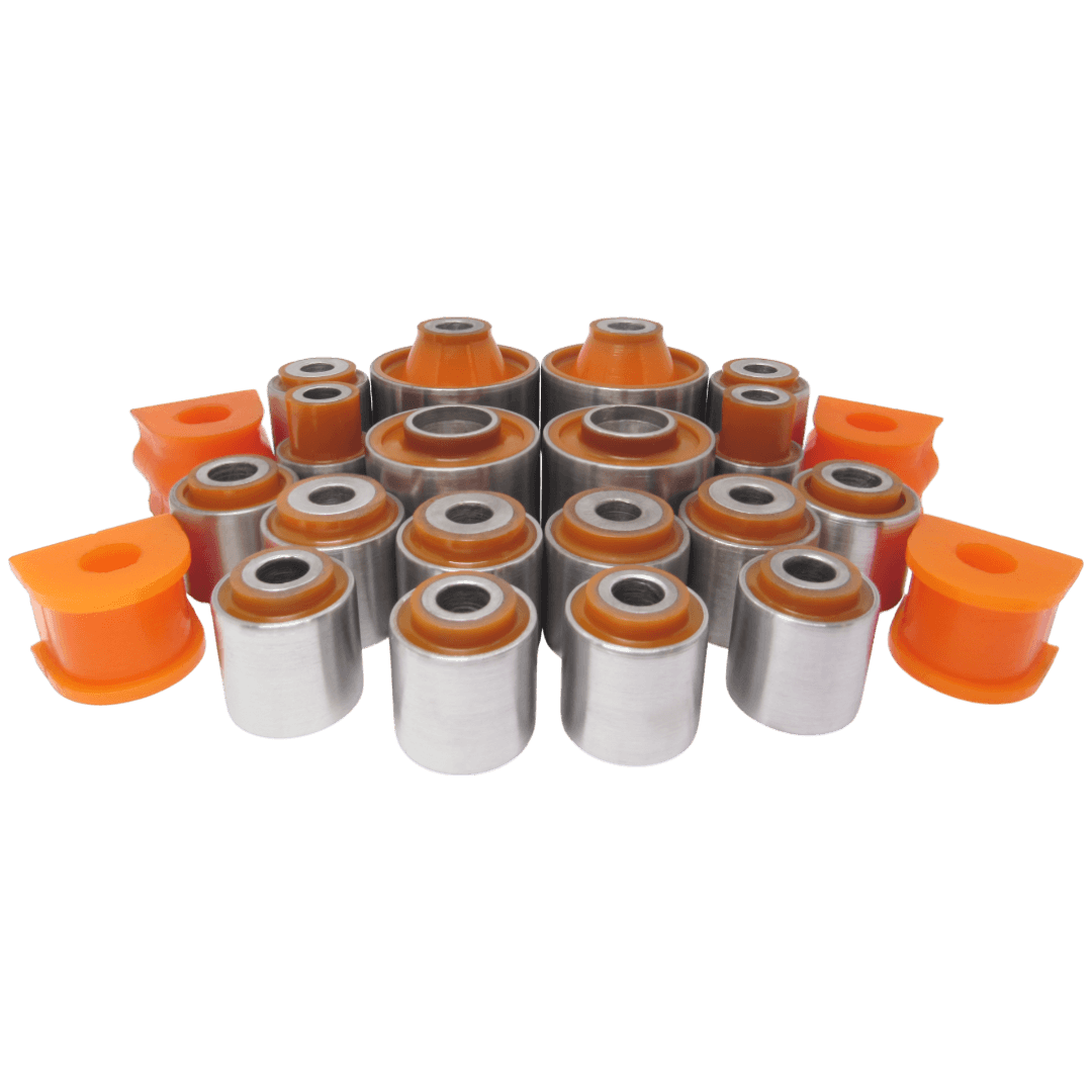 Polyurethane front and rear suspension kit Subaru Legacy 1999-2003: 20201AA041, 20201AA061, 20201FA060, 20201FA080, 20201AA030, 20201AA031, 20201AA040, 20201AC100, 20201AC110, 20201AC120, 20201AC130, 20201FA030, 20201FA040, 20201FA050, 20201FA070, 20201FA090, 20201FA100, 20201FC100, 20201FC110, 20201FC120, 20201FC130, 20204FE110, 20204FE120, 20204FE010, SAB-023, 20200FA220, 20200FA230, 20200AA200, 20201FC020, 20201AA000, 20200AC200, 20200FC130, 20200AA040, 20200AC210, 20200AA210, 20202AE010, 20202AE000, 20200AA050, 20200FC120, 20201AA070, 20200-AC200-B, SAB-BHF, 20204FE000, 20200FA100, 20200-AC200F, 20200AA120, 20200AC210F, 20204AG00A, 20204AG04A, 20204AG04B, 20414SA000, 20401AC031, 20401AC010, 20401AC011, sabb12r4, 20254AG040, 20254AE040, 20254-AE010, 20250-FG021, SAB-B12R3, 20254AE01A, 20254FG020, 20250VA000, sabb12r2, 20250AJ040, 20254AE020, 20250-AE02A, 20250-AG12A, 20250-AE021, 20250-AE020, 20250-AE04A, 20250-AG13A, 20250-AE041, 20250-AE040, SAB-B12R5, 20250AE060, 20250AE000, 20250AG080, SAB-B12R1, 20254AE050, 20254AE030, 20254AE03A, 2307-0828, Q005-2451, 87-17013-SX, CVSU-14, 516007, 8-06-1271, SU-0625, C9357, BH27019, 20365AG1009L, 20365AG0609L, 20365AG0109L, 20365AG100, 20365AG300, 20365AG010, 20365AG020, 20365AG060, 20365AG210, 20365AG2119L, 20365AG211, 20464AE011, 20464AE010, SSBB13R, 20464AE020, 20 46 4AE 020, 20464-AE020, SSB-007, SSB007, 20464AE060, SSB008 wholesale from PolyPro.