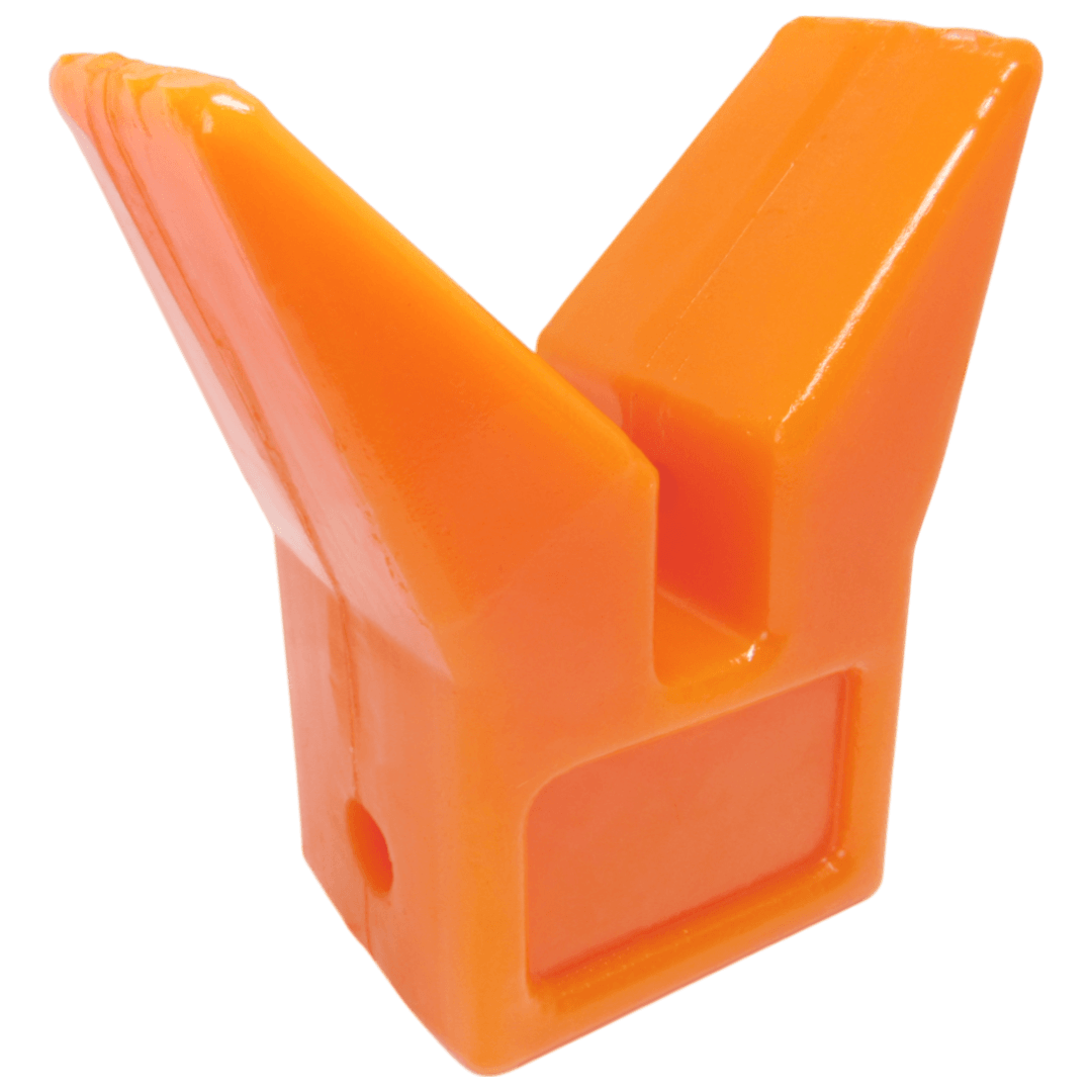Polyurethane bow stop with slot for boat trailer wholesale from PolyPro.