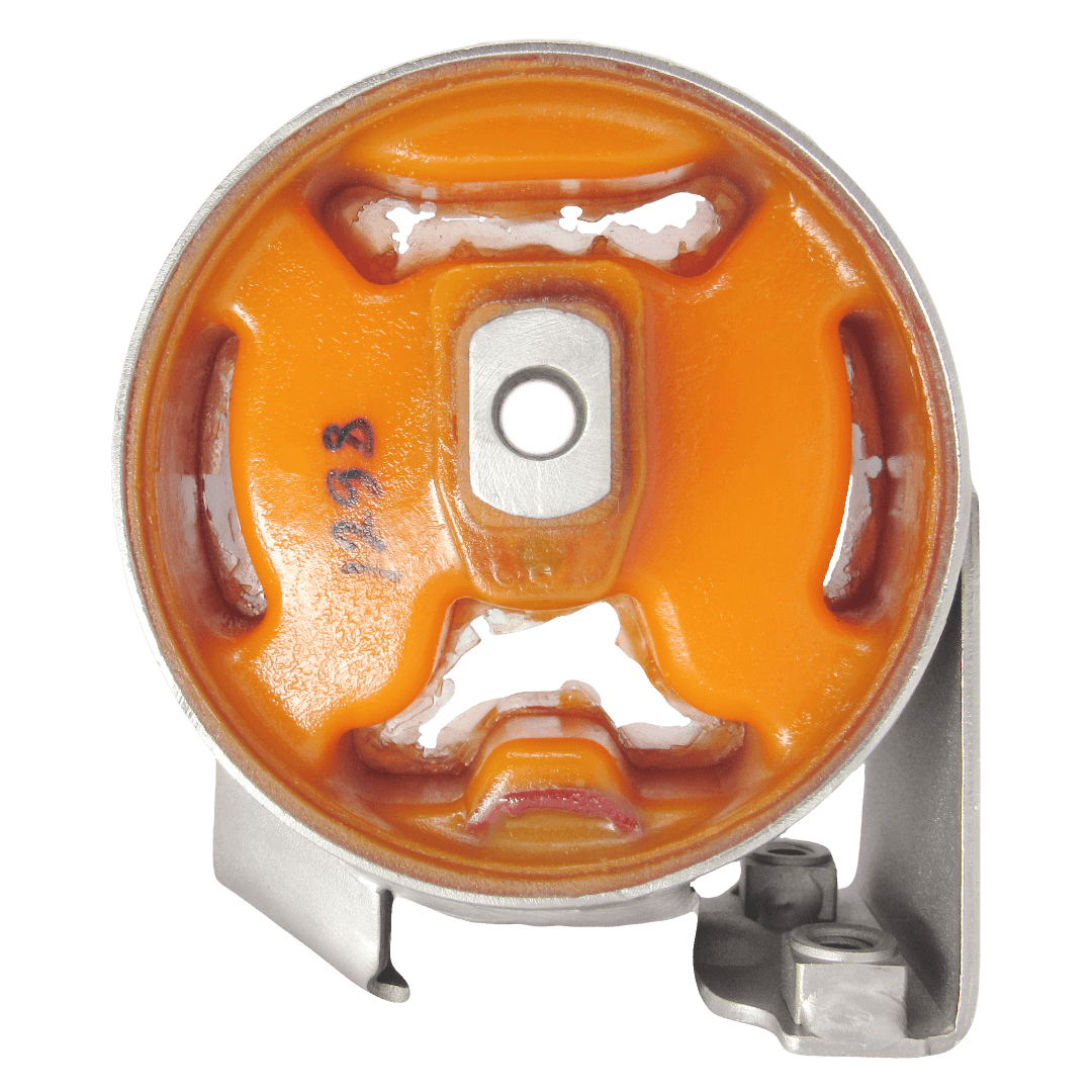 Polyurethane engine mount back right Volkswagen Passat B3, B4 1988-1996: 191199262A, FZ9917, 1015-0147, 50186, 130027910, RH11-0006, 61-05291, 100 199 0002, FL0992-J, 02753, 30 13 0001, 71-11021-SX, 325434, S2267021, PSE3129, 1117902700, VW-EM026, J50004, 102 738 755, 1117902780, GM-3002, 5241, 76-0149, 23448, F8-1003, 9001355, 21651267, 00847, 191 199 262 B, 191199262B, 191 199 262 A wholesale from PolyPro.