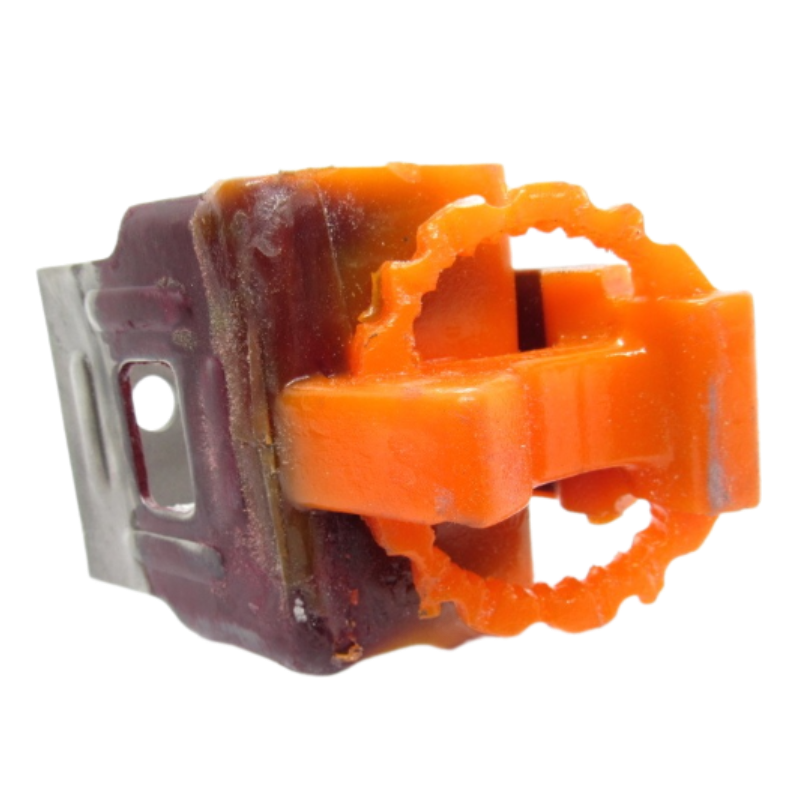 Polyurethane rear muffler mounting pad Renault Laguna 2001-2007: 8200017025, 82 00 017 025, 82000-17025 wholesale from PolyPro.