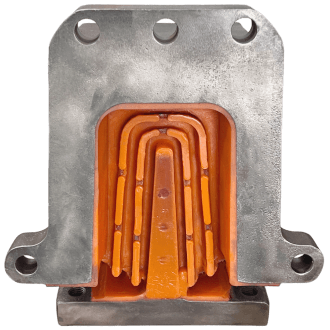 Polyurethane rear cushion of track roller tractor Case Quadtrac 550 RECONSTRUCTION OF YOUR: 379696 A2, 379696A2, 32552, 389761A1, 389761 A1 wholesale from PolyPro.