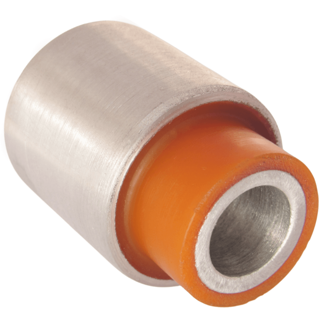 Polyurethane bushing rear transverse front arm, outer Mazda Premacy 1999-2004: 0525-GFR1, 0525GFR1, GE4T-28-62X, GE4T2862X, C100-28-620, C10028620, C100-28-620A, C10028620A, C100-28-620B, C10028620B, GE4T-28-620, GE4T28620 wholesale from PolyPro.