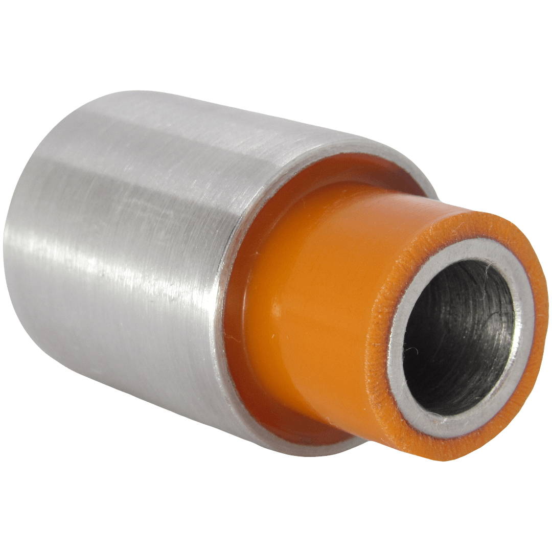 Polyurethane bushing rear front transverse direct arm, outer Mazda 323 1998-2003: BJ3D-28-620A, B25D-28-620B, BJ3D28620A, B25D28620B wholesale from PolyPro.