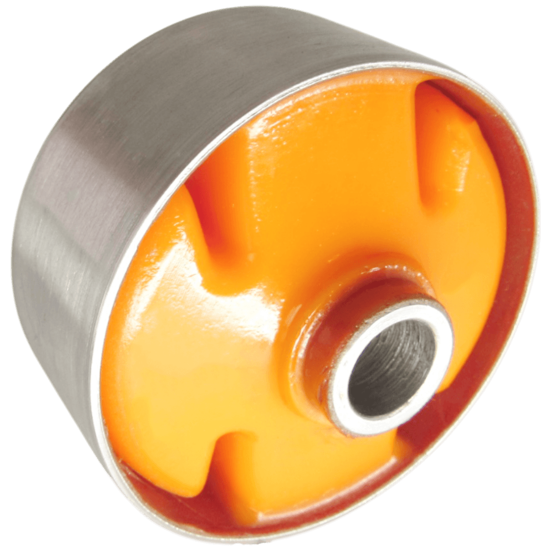 Polyurethane engine mount front Mitsubishi Eclipse 2005-2012 2.4L REPLACEABLE BUSHING: MR589152, MR589154, MM-DJ1FR, MMDJ1FR wholesale from PolyPro.