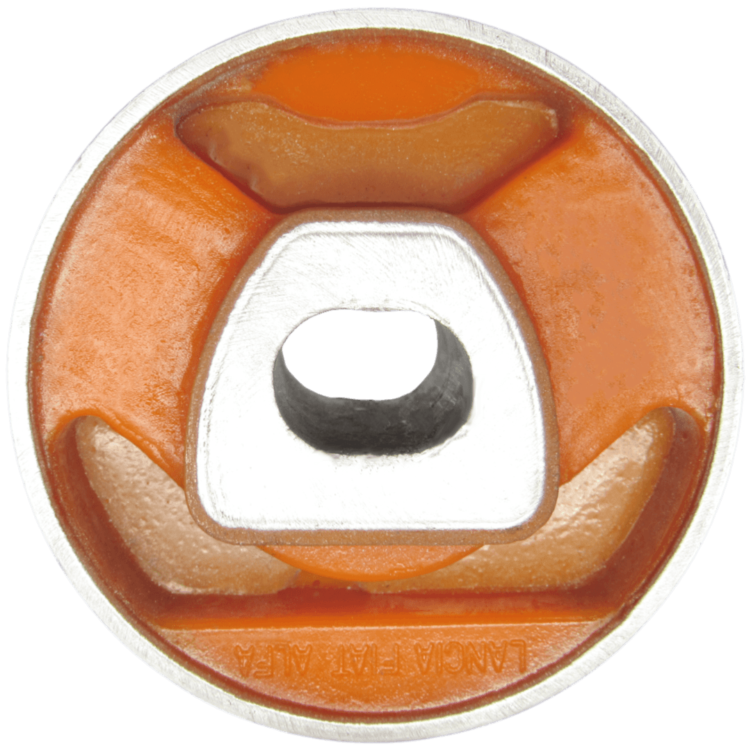 Polyurethane rear engine mount Fiat 500L 2012- REPLACEABLE BIG BUSHING: 52003385, 0052003385 wholesale from PolyPro.