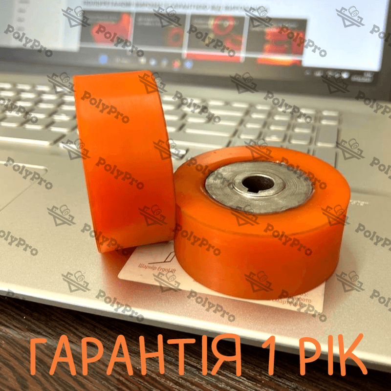 Футеровка вала поліуретаном для склеювання тканини оптом від PolyPro.