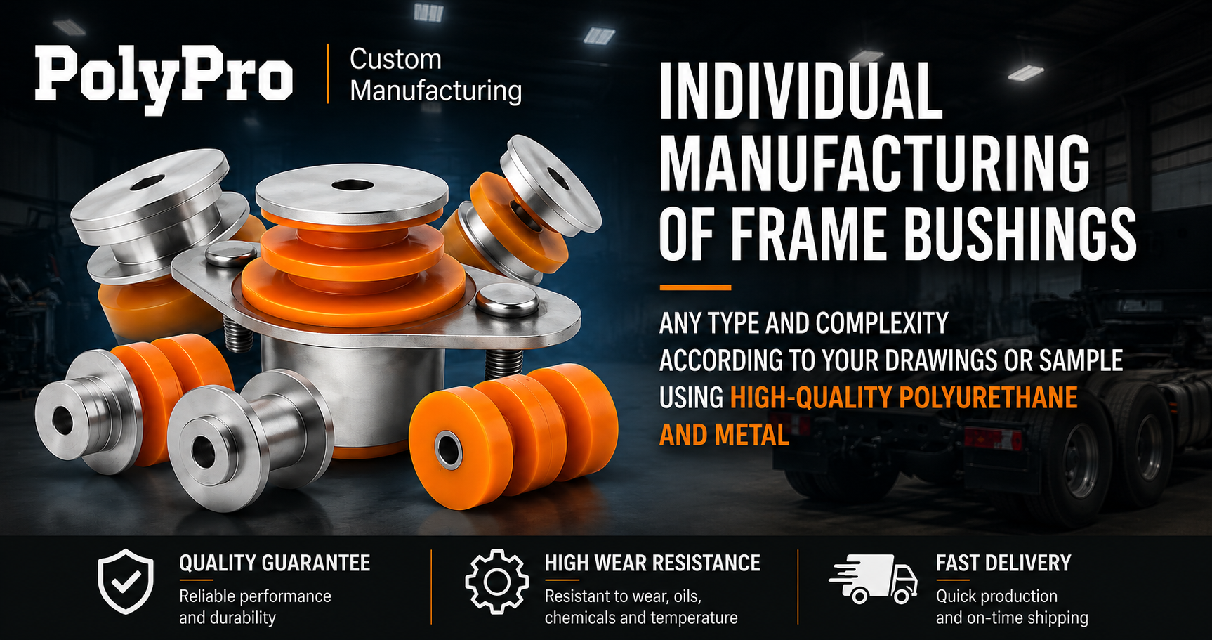 Frame & Body Mount Bushings by PolyPro &mdash; photo 1