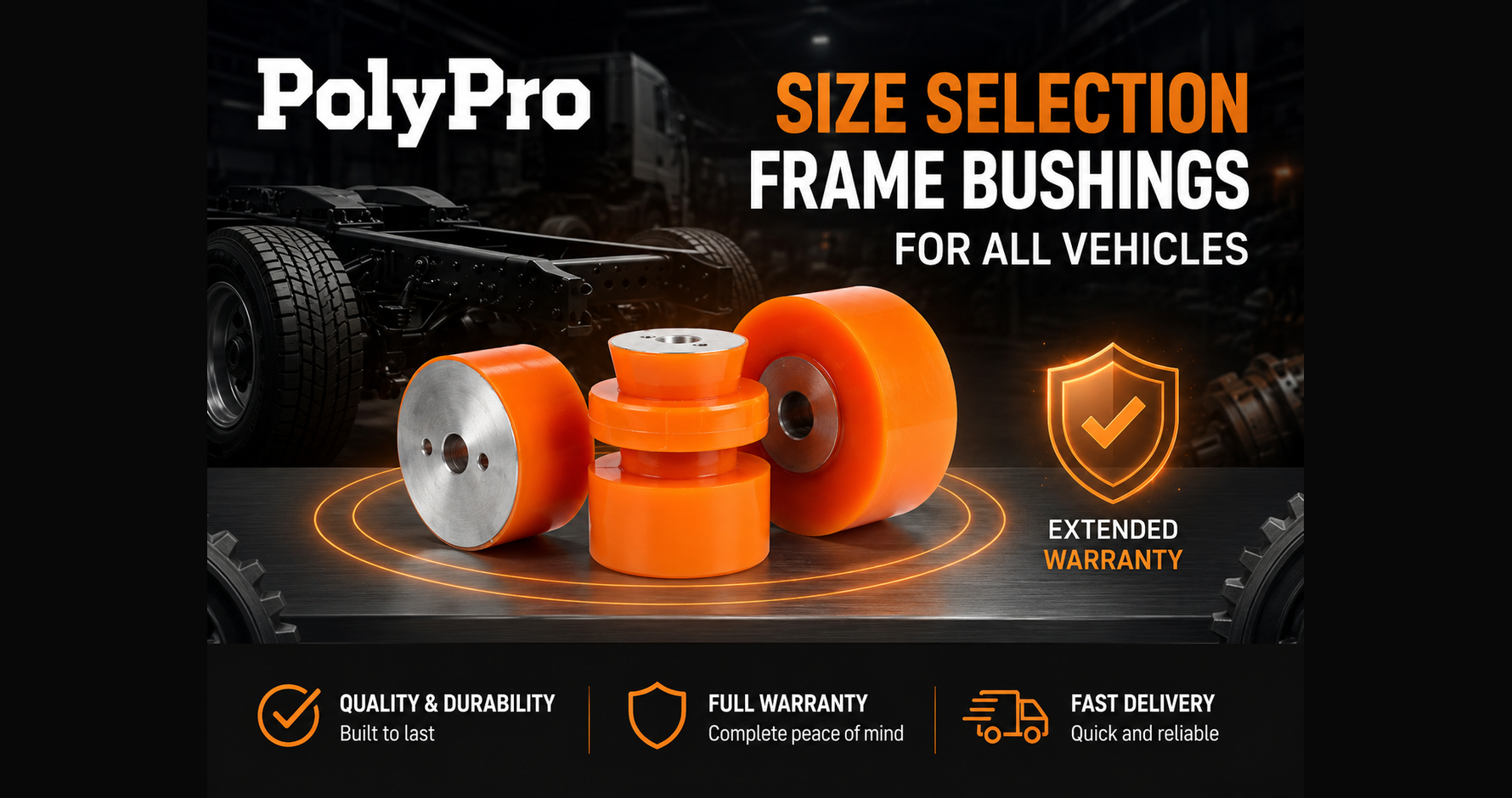 Frame & Body Mount Bushings by PolyPro — photo 6