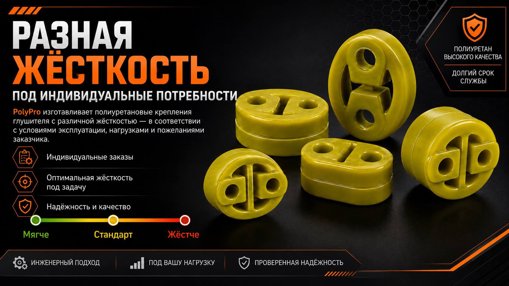 Крепление глушителя PolyPro — фото 6