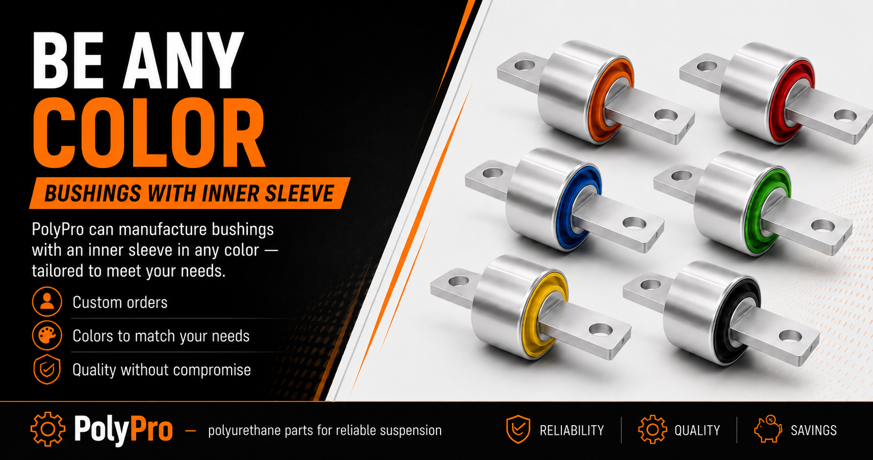 Polyurethane Bushings with Inner Plate by PolyPro &mdash; photo 3