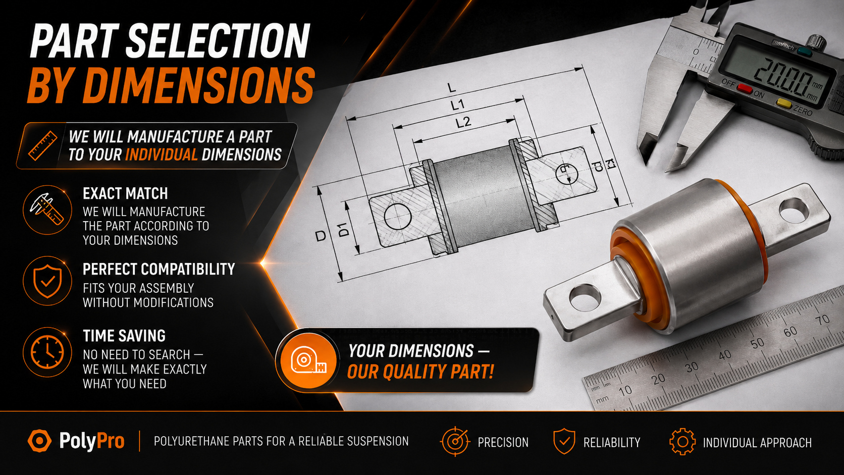 Polyurethane Bushings with Inner Plate by PolyPro &mdash; photo 6